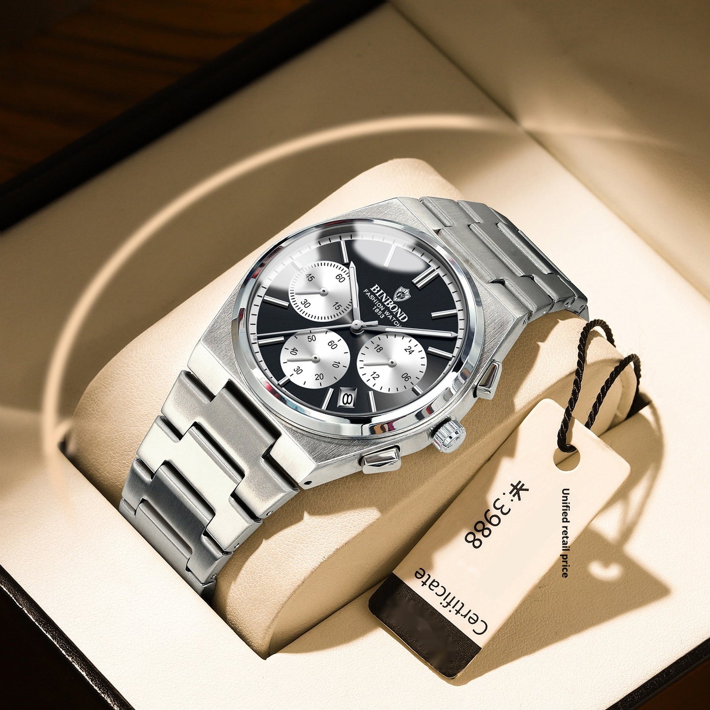Elegant chronograaf horloge