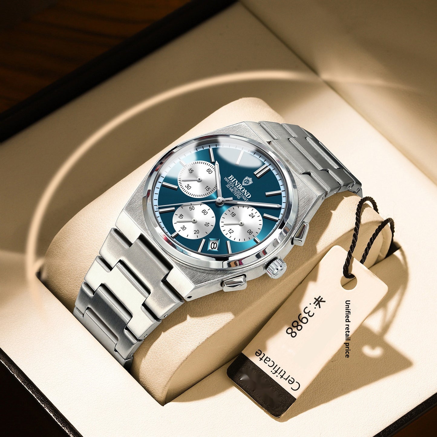 Elegant chronograaf horloge