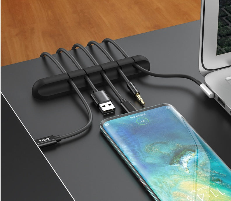 Siliconen kabel organizer