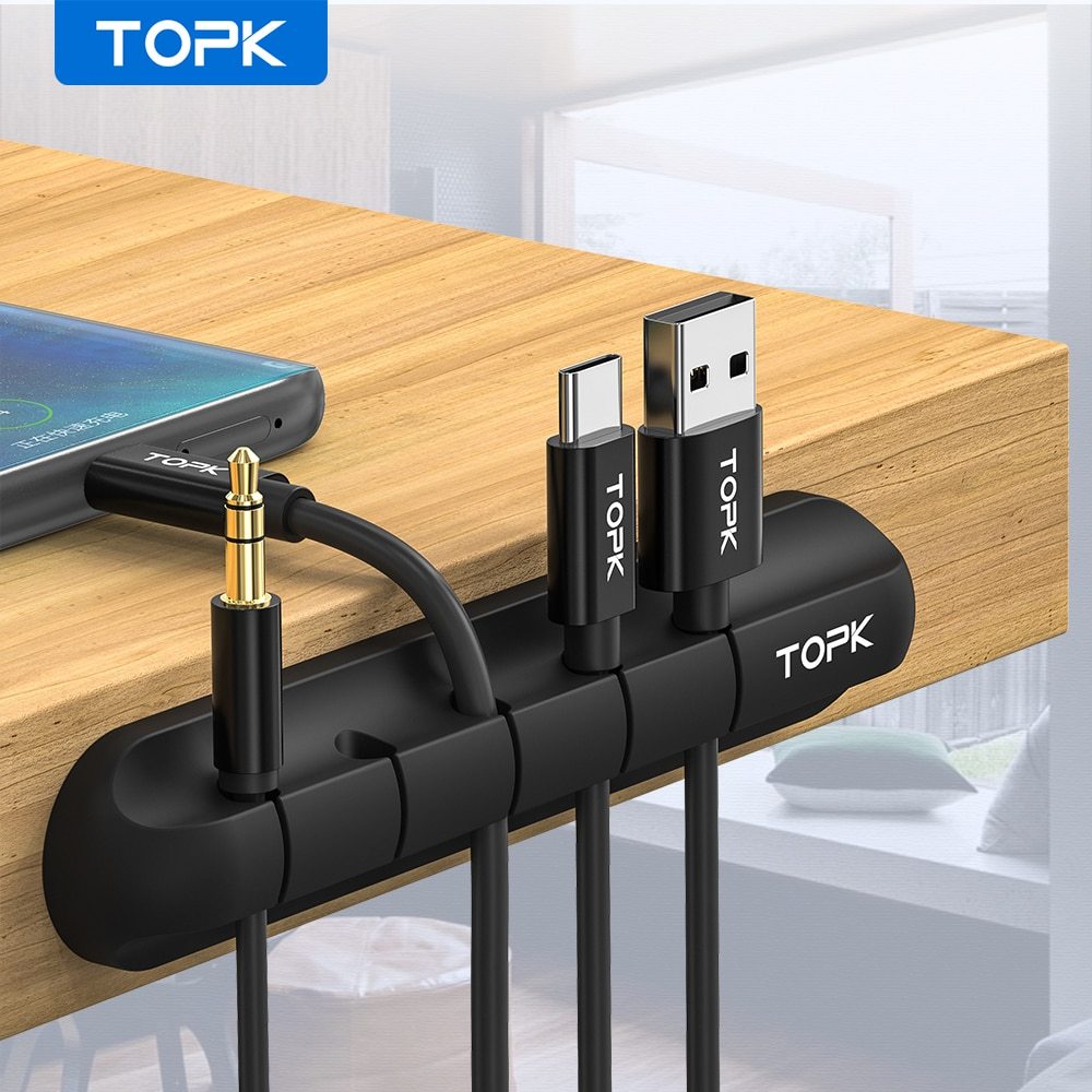 Siliconen kabel organizer