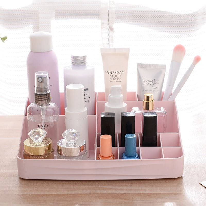 Desktop cosmetica huidverzorgingsproducten vanity box