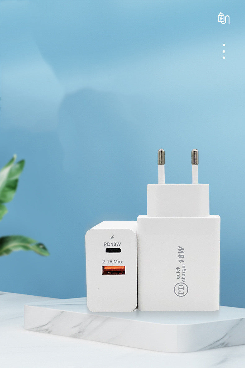 18W snel opladen usb c en usb