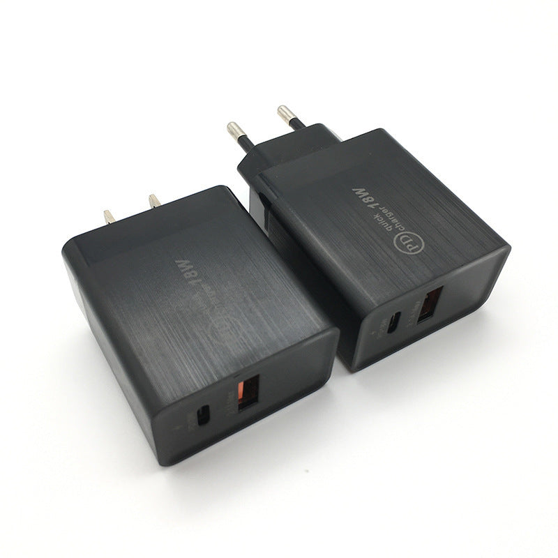 18W snel opladen usb c en usb