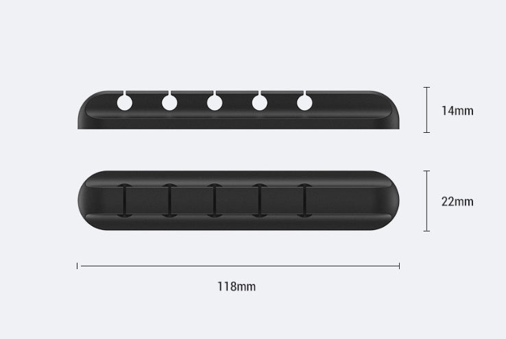 Siliconen kabel organizer