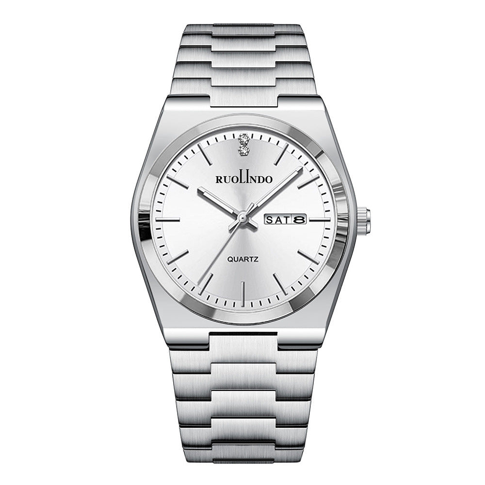Roestvrij staal herenhorloge