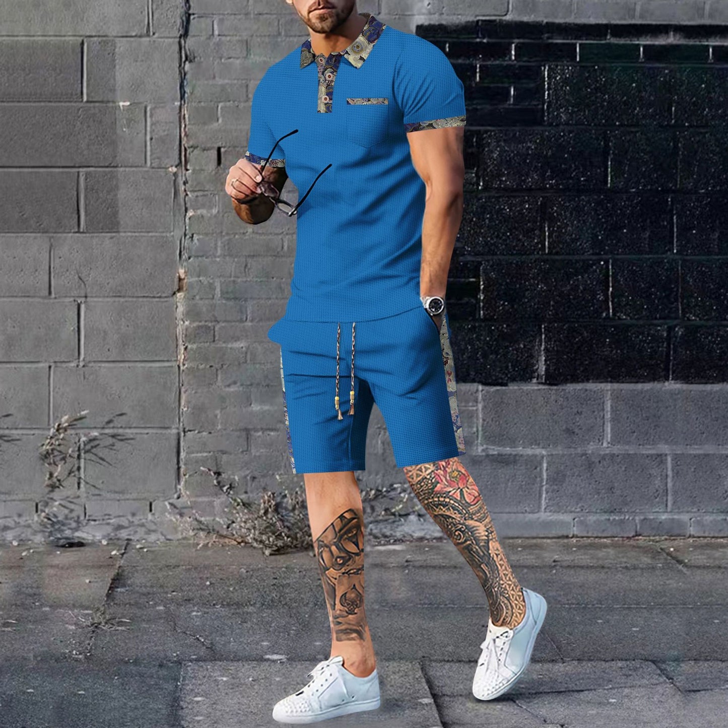 Shorts Casual Mode Set Heren