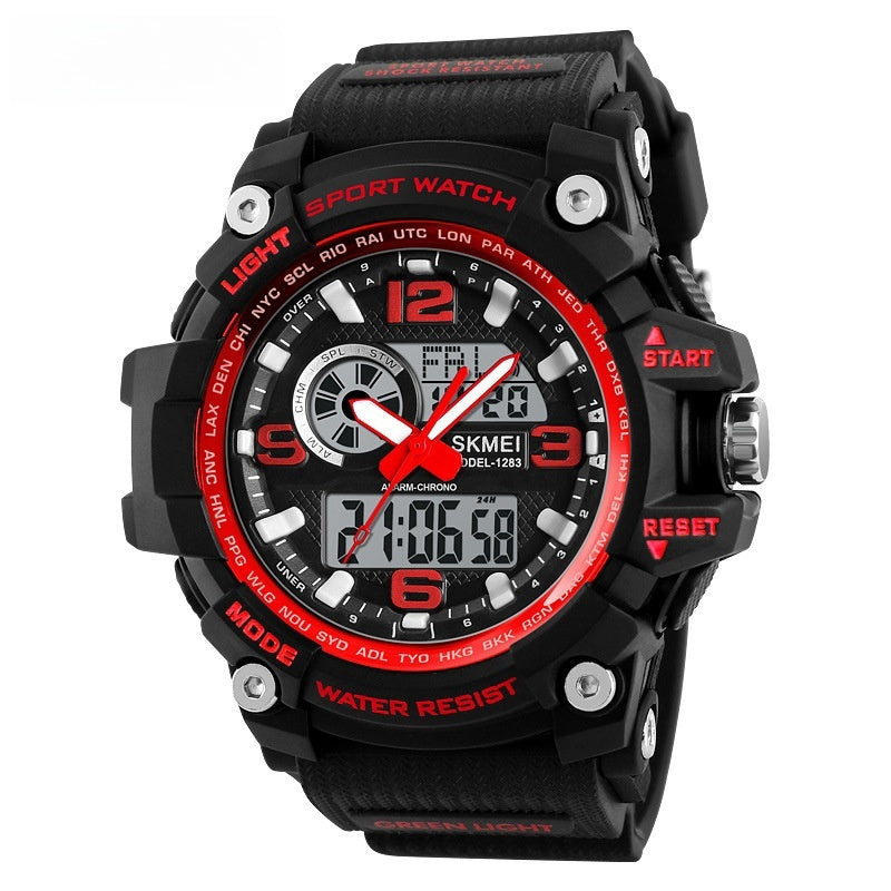 Sport waterdicht elektronisch horloge multifunctionele mannen