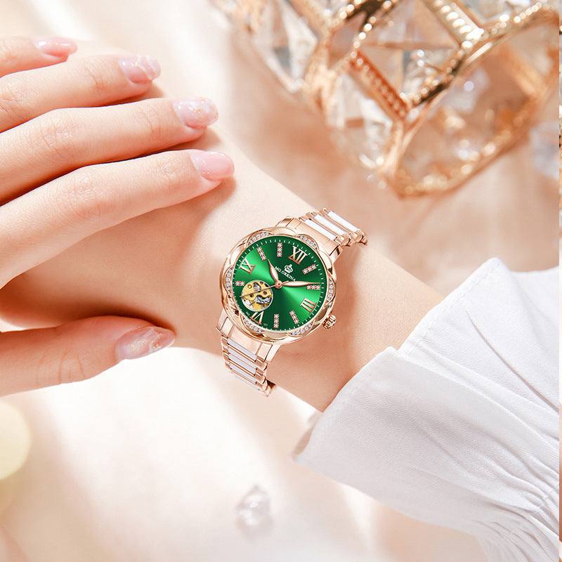 Rome automatisch waterdicht dames horloge