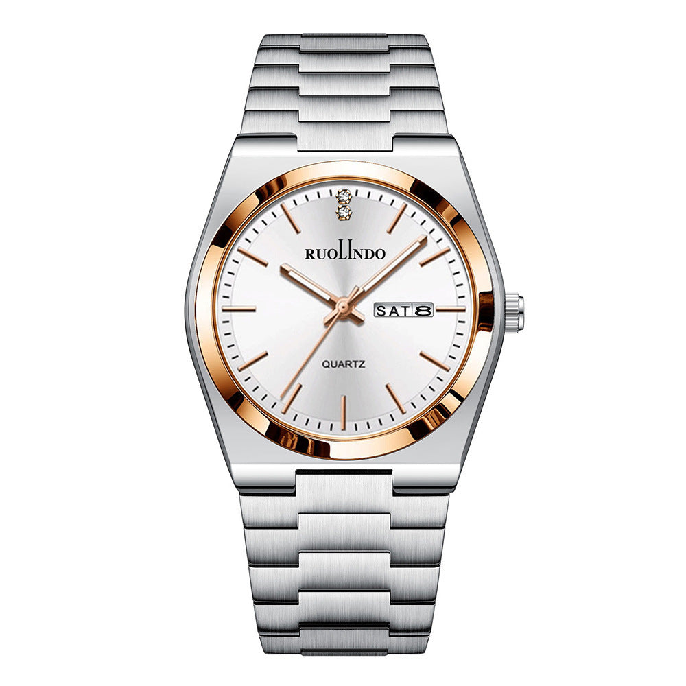 Roestvrij staal herenhorloge