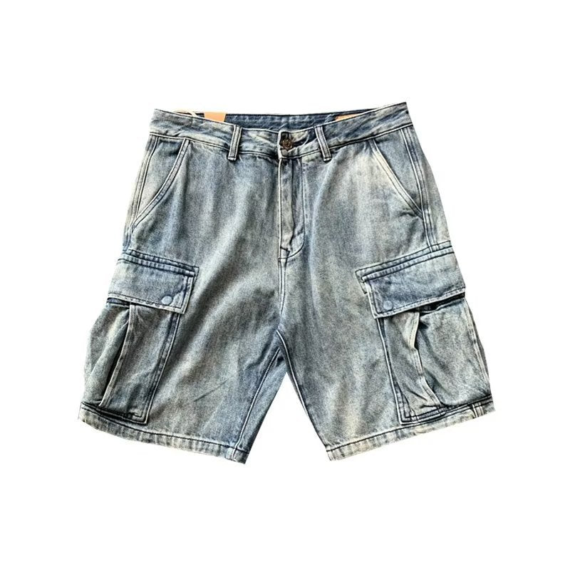 Casual high-end denim shorts heren