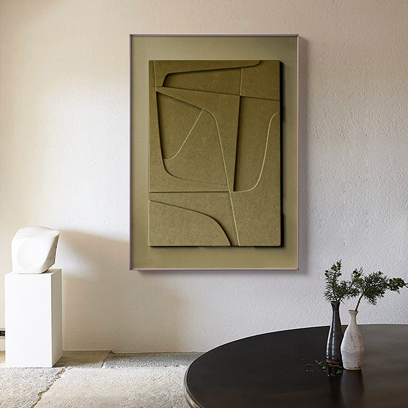 Driedimensionale abstracte stijl schilderij