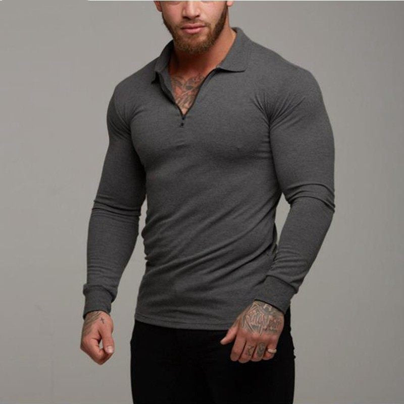T-shirt heren met lange mouwen
