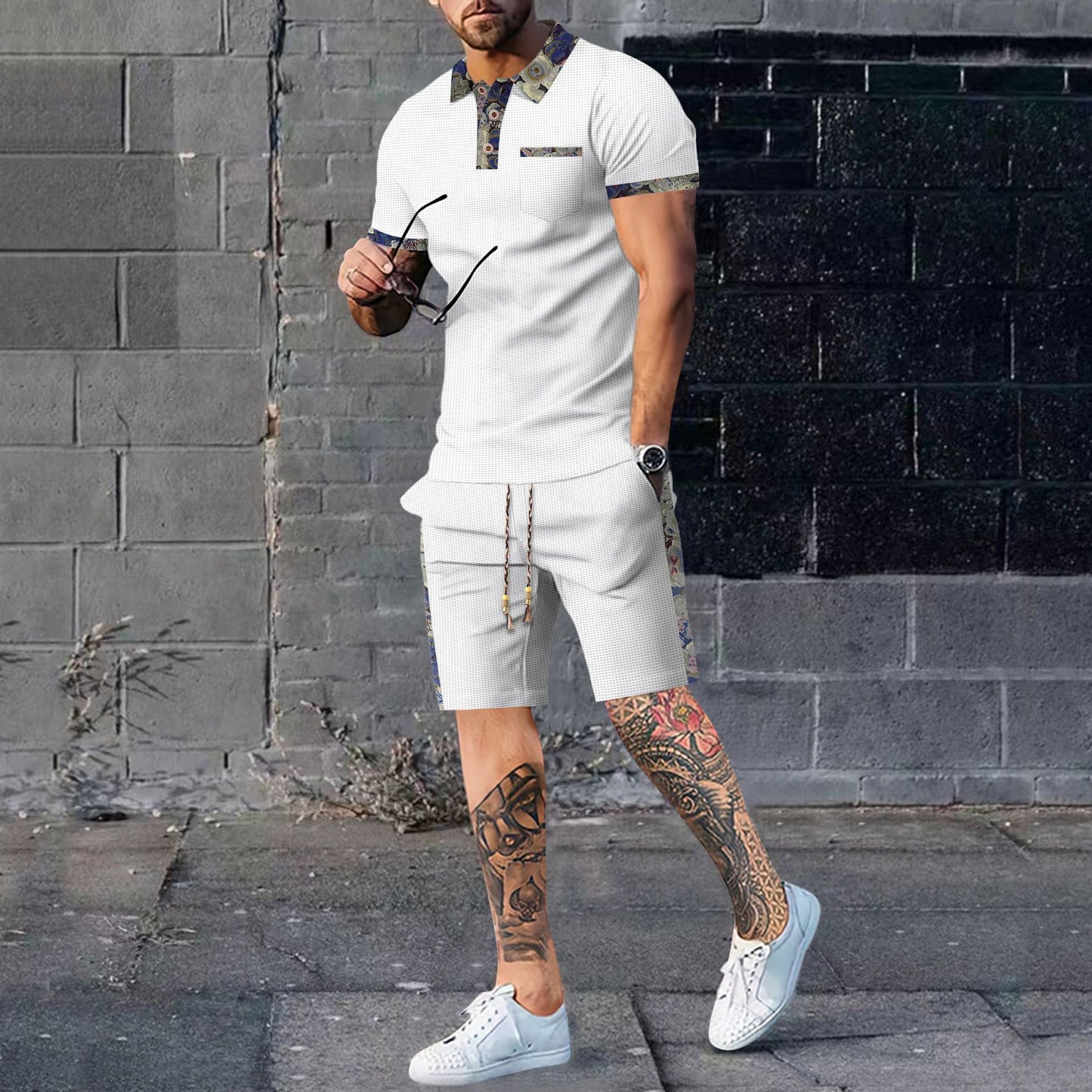 Shorts Casual Mode Set Heren