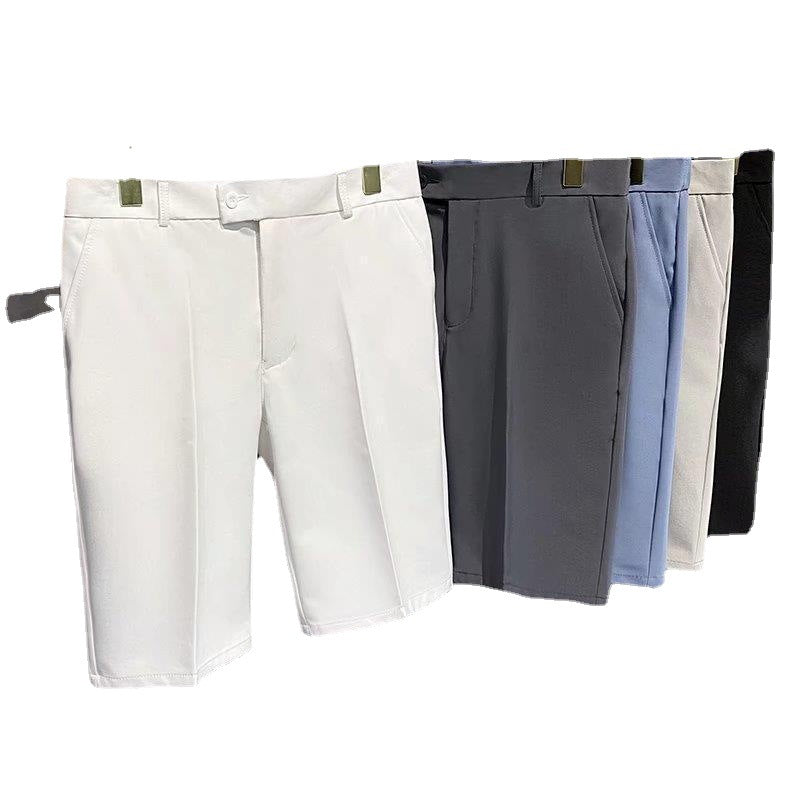 Losse casual shorts effen kleur
