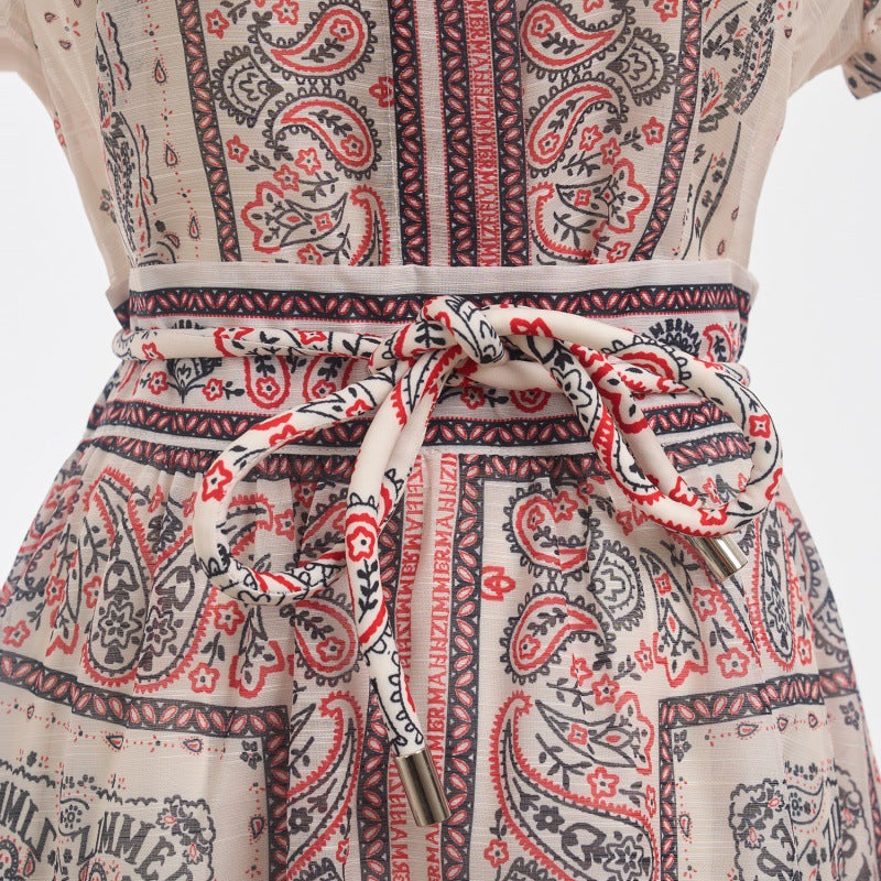 Revers slim top lange rok tweedelige set