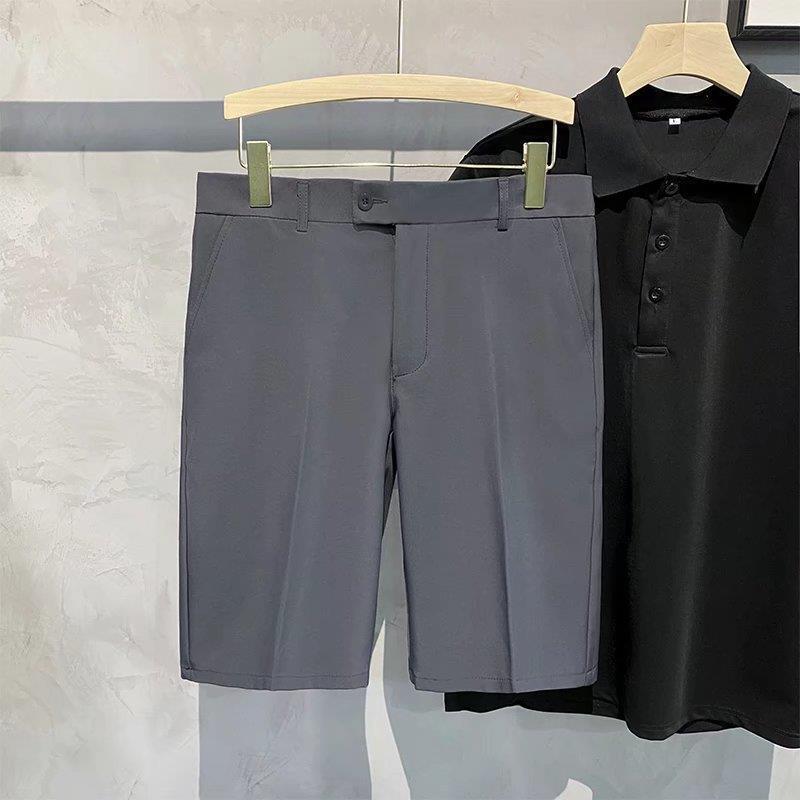 Losse casual shorts effen kleur