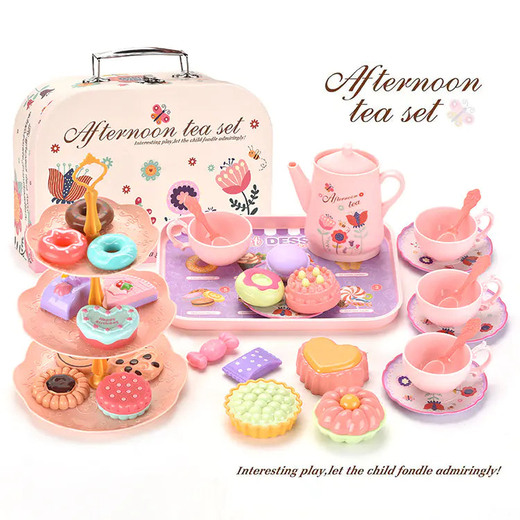 Meisjes Spelen Huis Simulatie Dessert & Thee Speelgoed Set