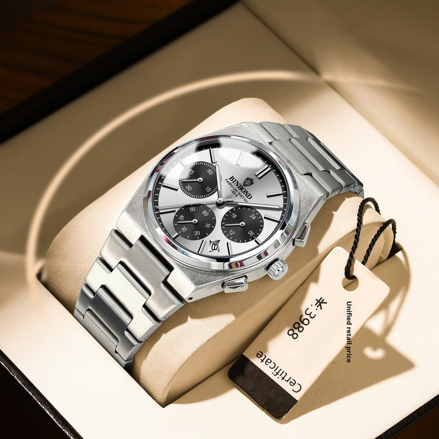 Elegant chronograaf horloge