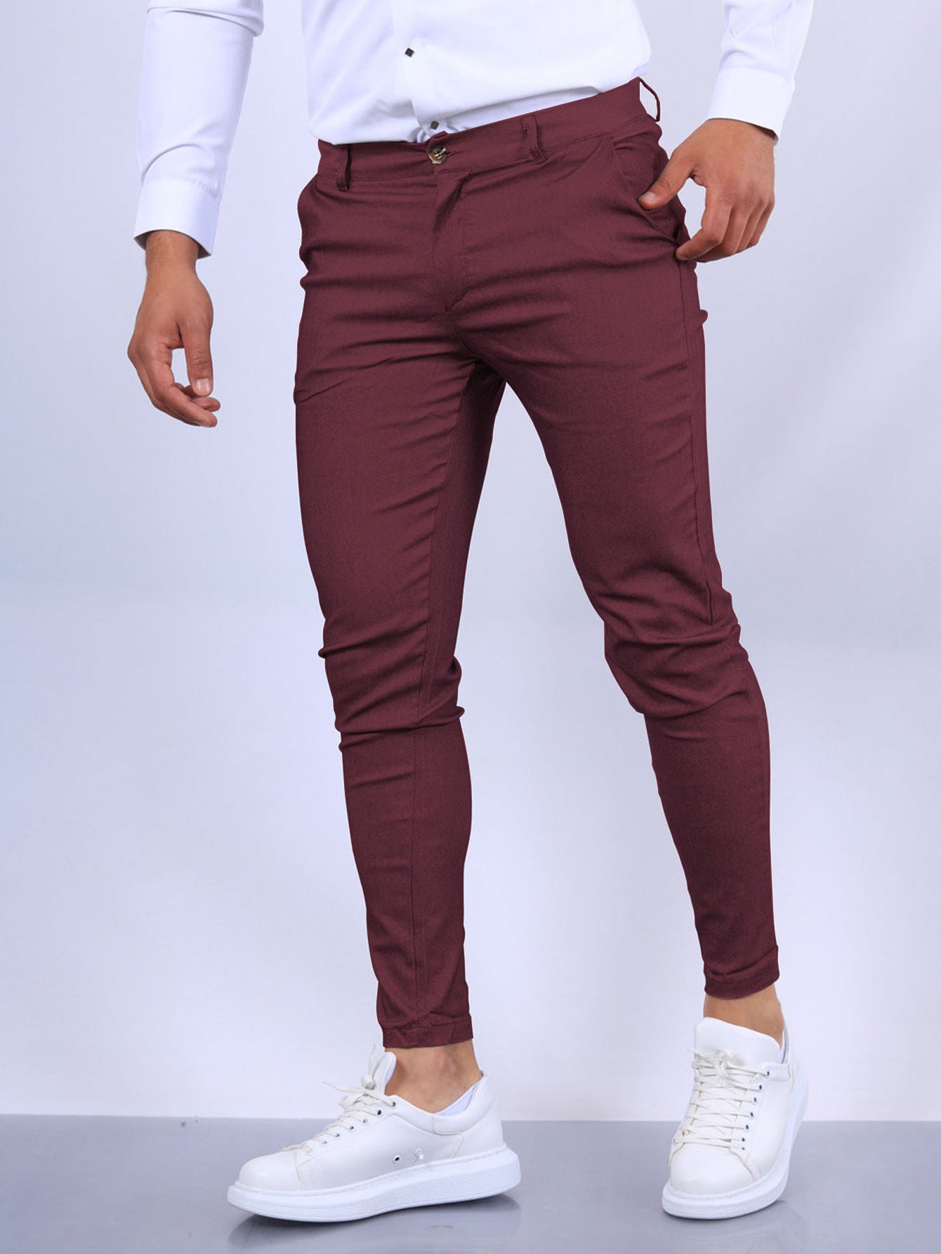 Heren slanke broek