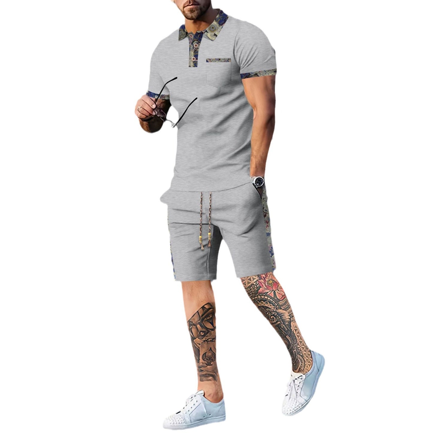 Shorts Casual Mode Set Heren