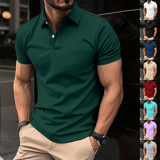 Heren poloshirt met korte mouwen