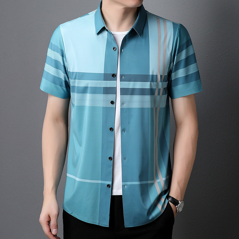 All-match slim shirt voor heren