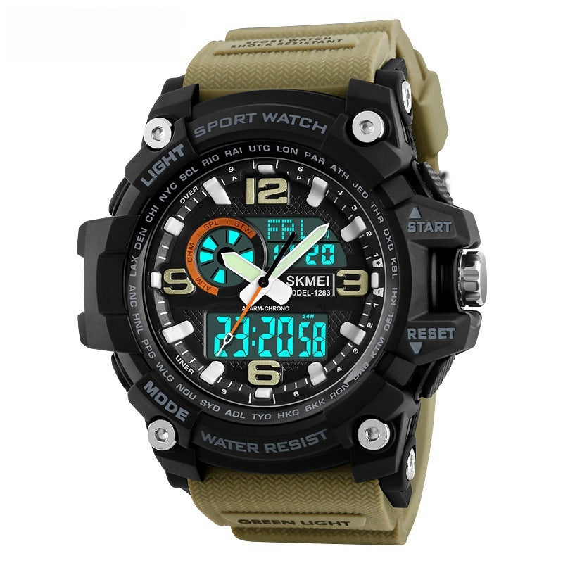 Sport waterdicht elektronisch horloge multifunctionele mannen