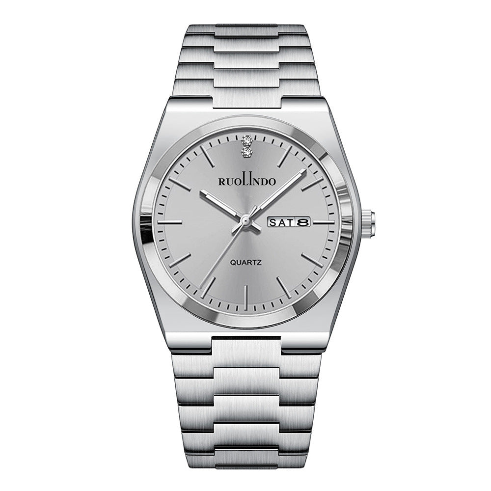 Roestvrij staal herenhorloge
