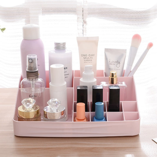 Desktop cosmetica huidverzorgingsproducten vanity box