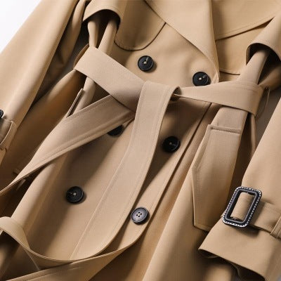 Trenchcoat met riem