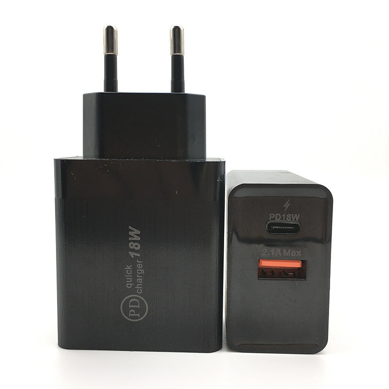 18W snel opladen usb c en usb