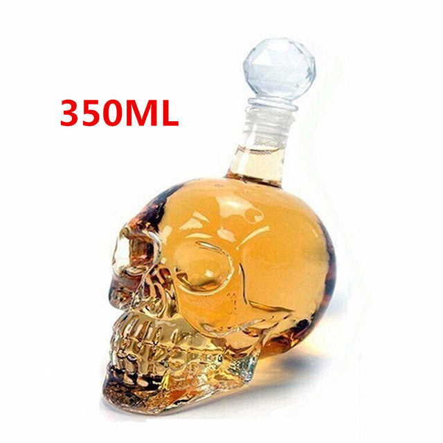 Creatieve schedel glas whisky wodka wijn  fles
