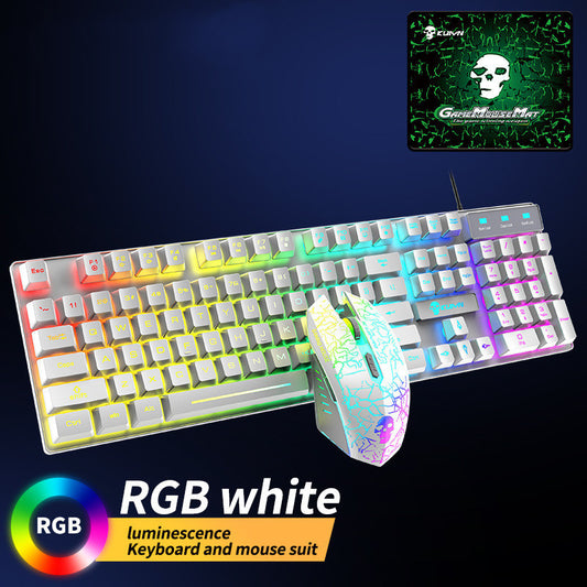 Kuiying T6RGB lichtgevende toetsenbord en muisset