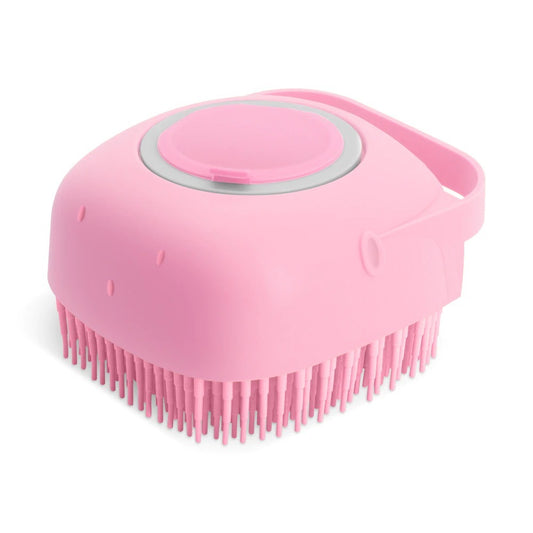 Huisdier shampoo massage borstel