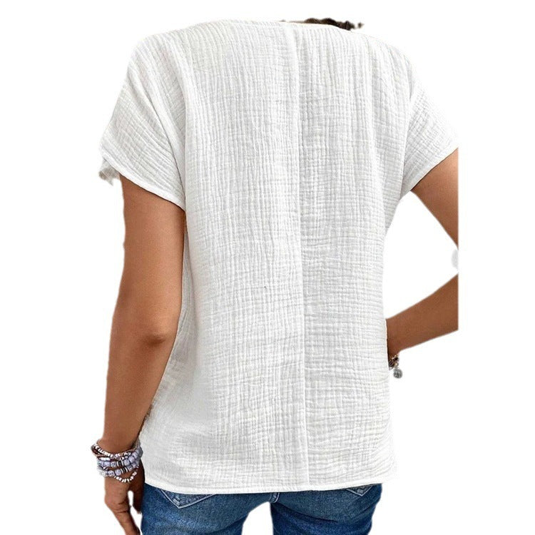 Zomer effen kleur dames top