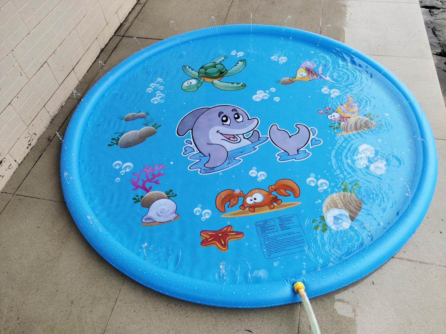 Duurzame waterspray zwembadmat voor kinderen