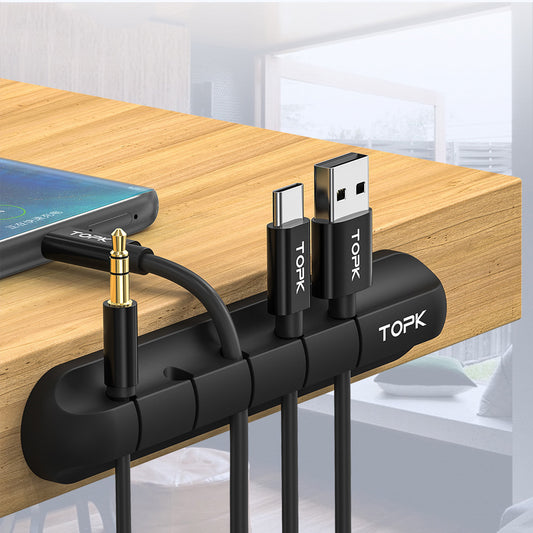 Siliconen kabel organizer