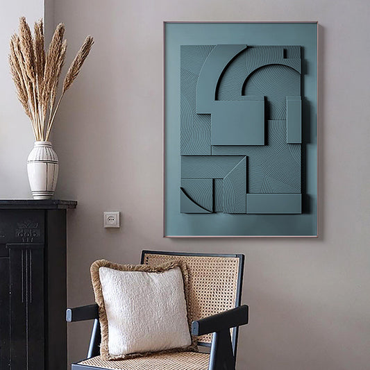 Driedimensionale abstracte stijl schilderij