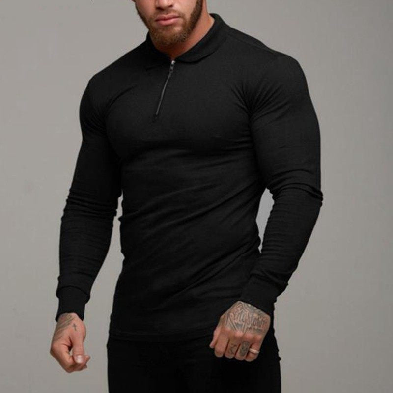 T-shirt heren met lange mouwen
