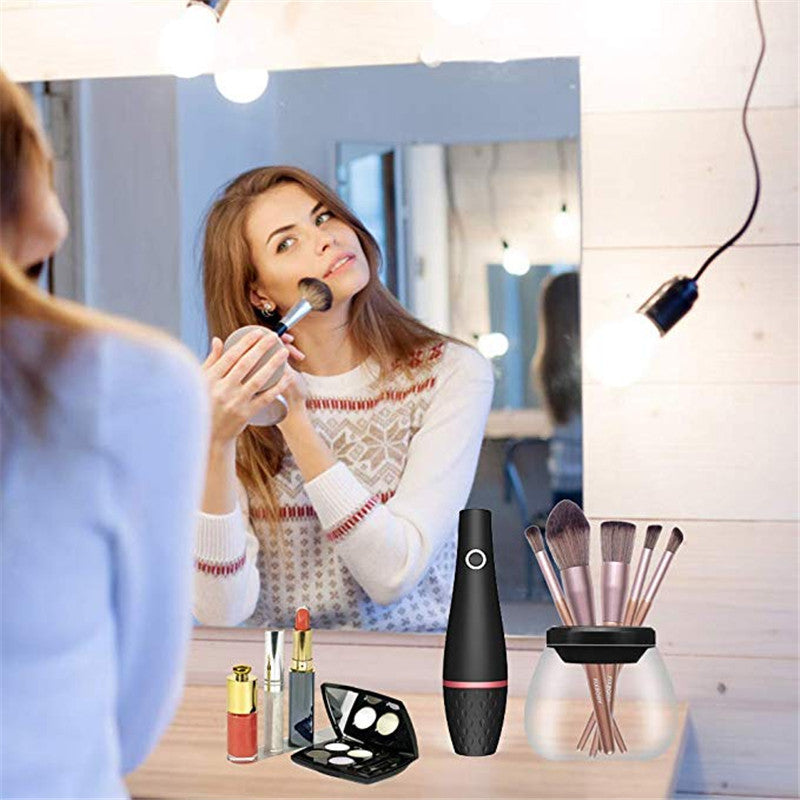 Elektrische make-up borstelreiniger