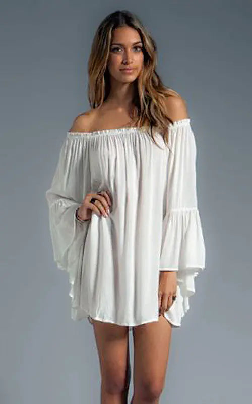 Chiffon jurk losse modieuze jurk
