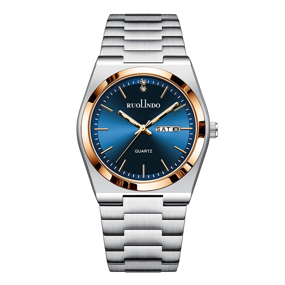Roestvrij staal herenhorloge