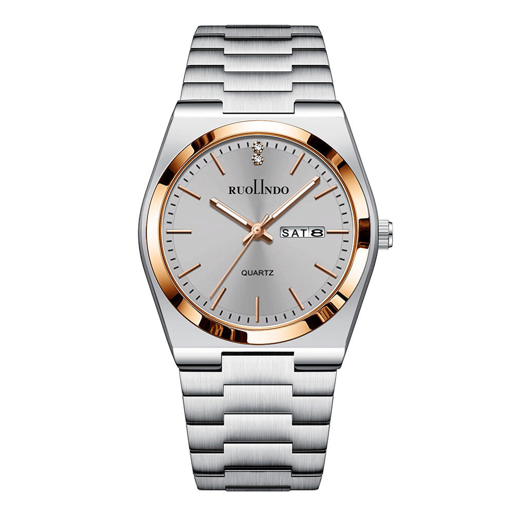 Roestvrij staal herenhorloge