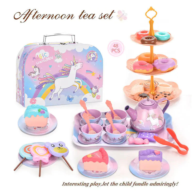 Meisjes Spelen Huis Simulatie Dessert & Thee Speelgoed Set