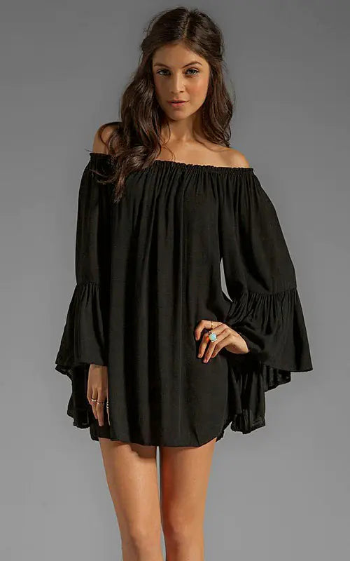 Chiffon jurk losse modieuze jurk