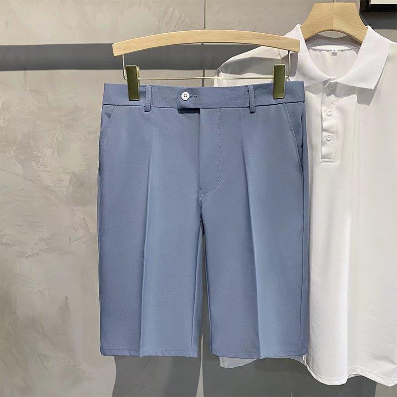 Losse casual shorts effen kleur
