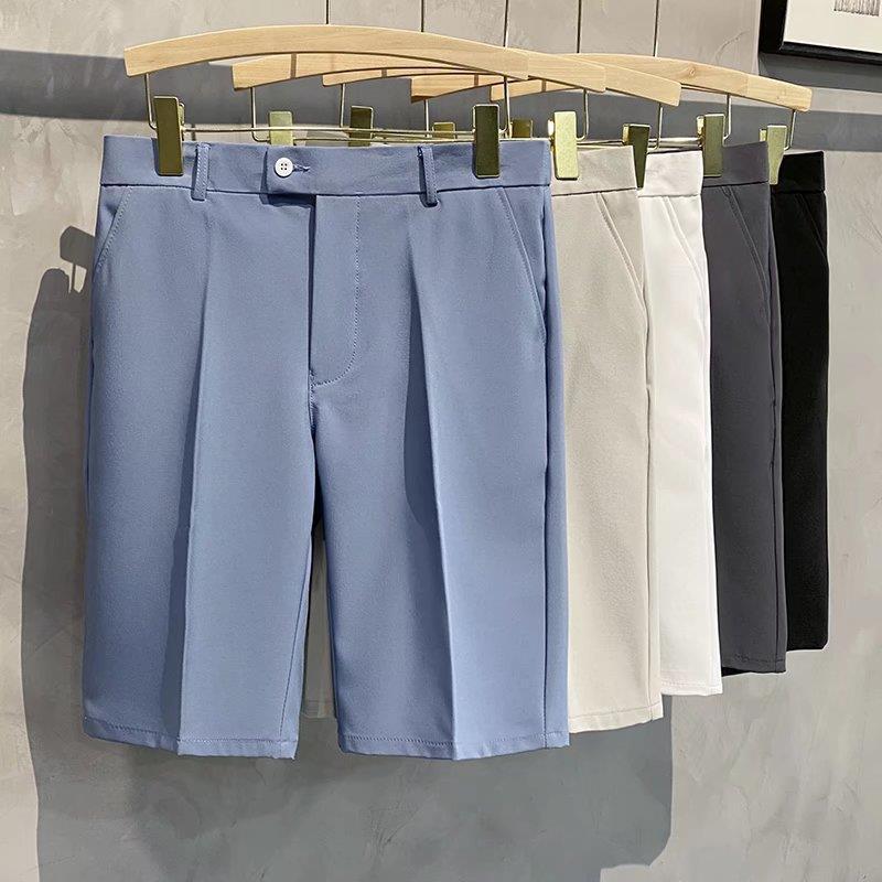 Losse casual shorts effen kleur