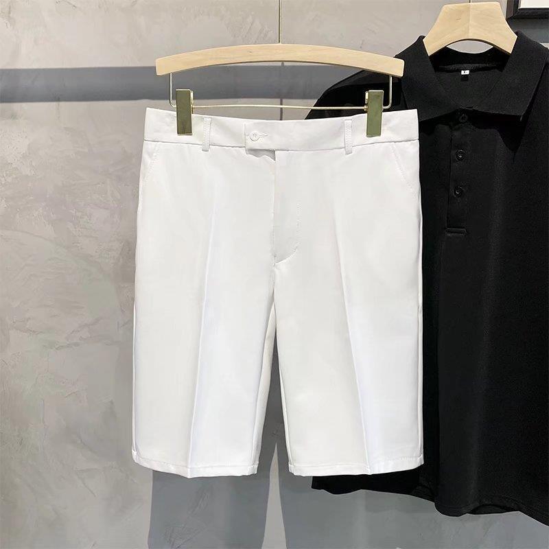 Losse casual shorts effen kleur