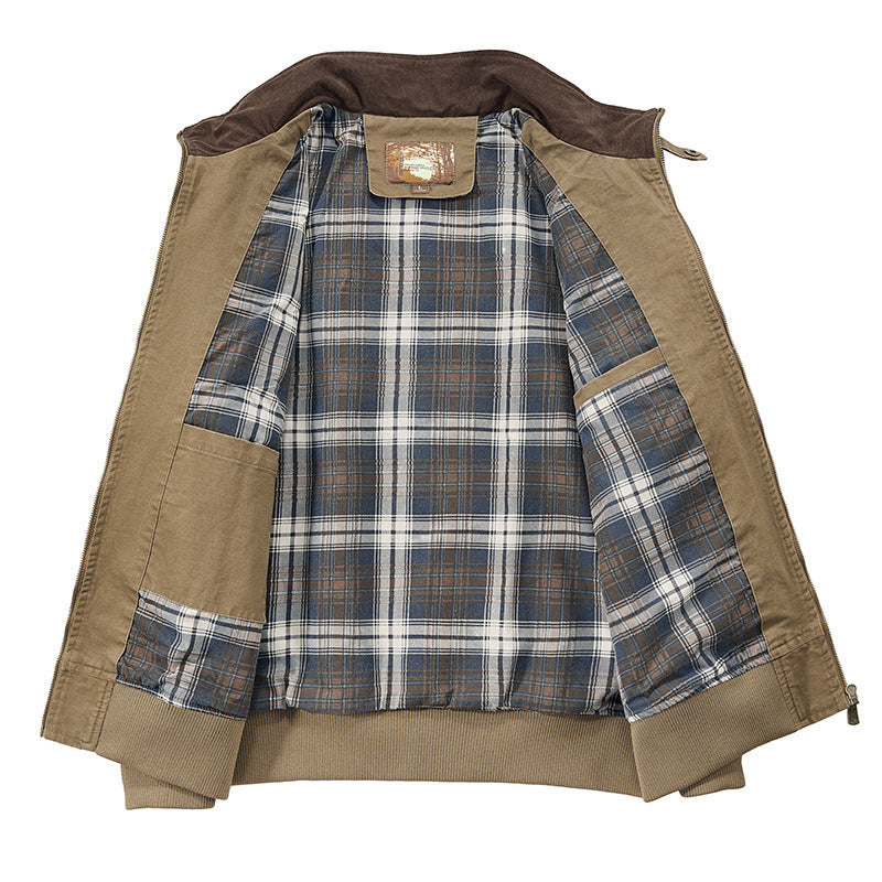 Jas katoenen flight jacket