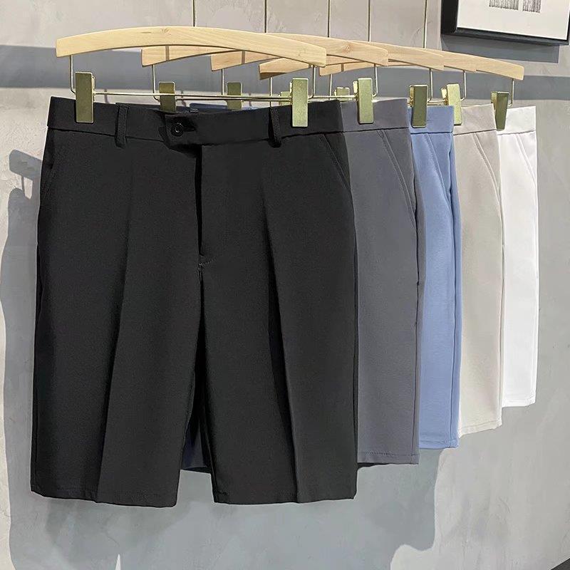 Losse casual shorts effen kleur